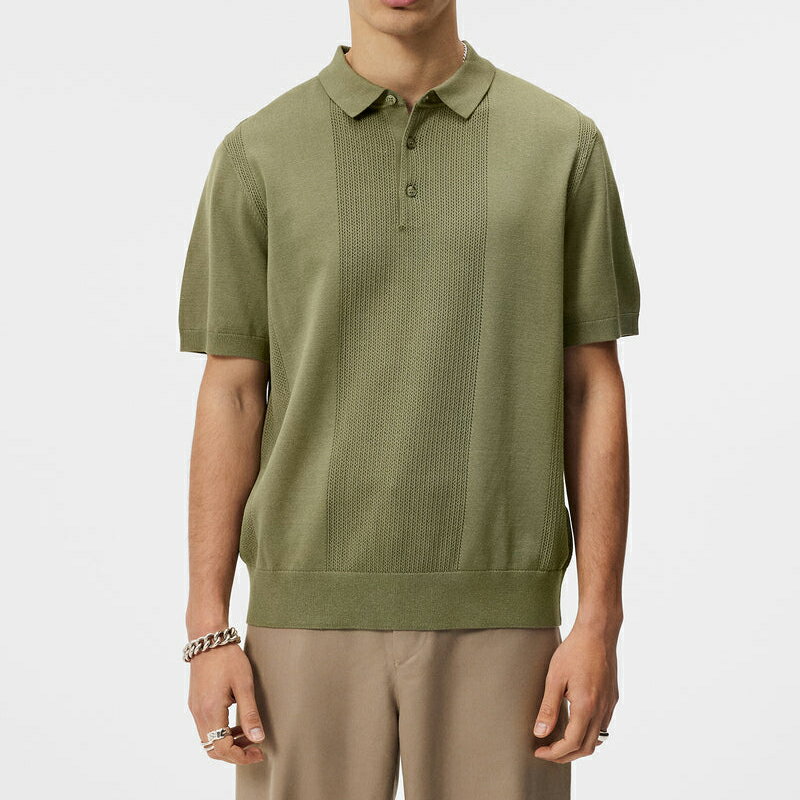 J.LINDEBERG｜ジェイリンドバーグ メンズ Reymond Solid Polo ポロシャツ FMKW1123...