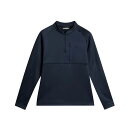 J.LINDEBERG|ジェイリンドバーグ ゴルフ メンズ Tシャツ Adam Quarter Zip Mid LayerGMJS10936 メンズファッション...