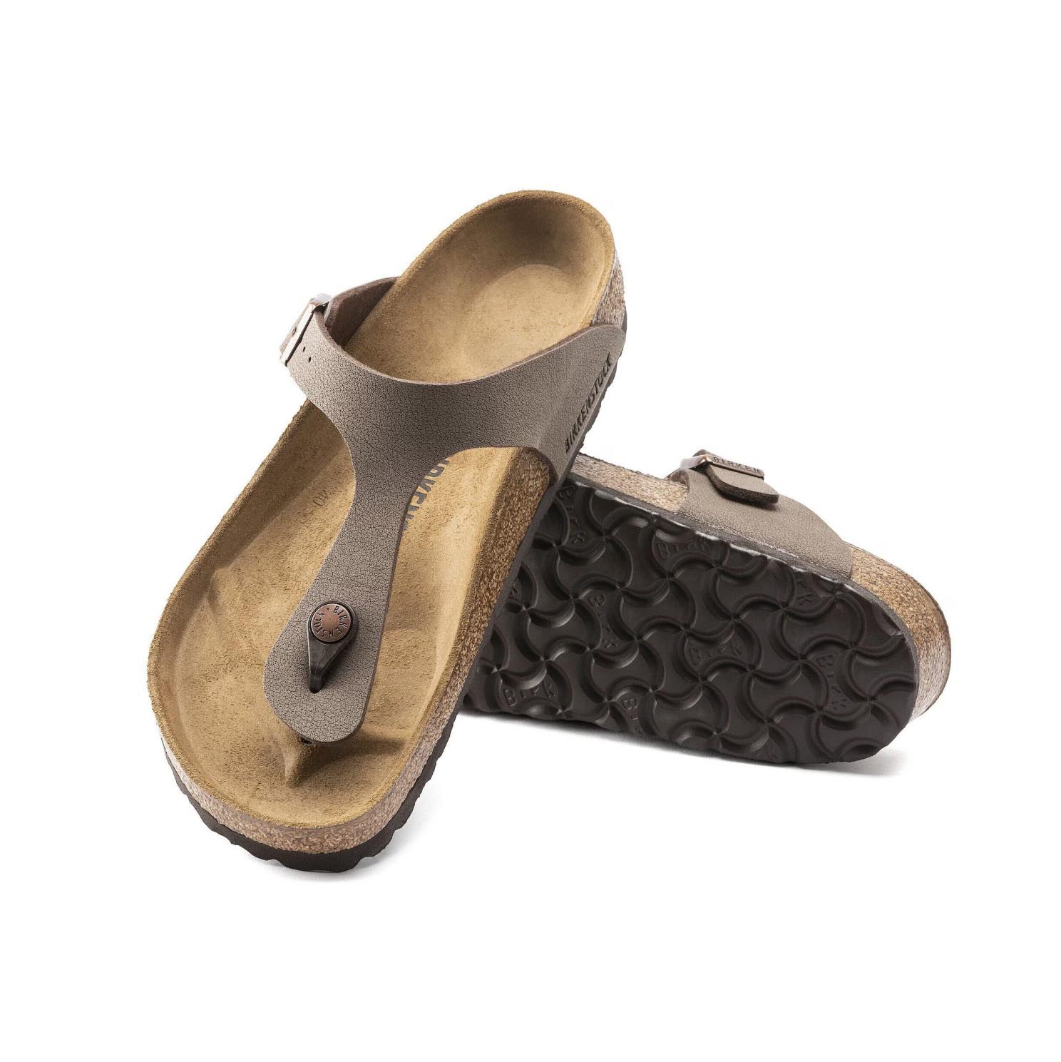 BIRKENSTOCK｜ビルケンシュトック GIZEH BS トングサンダル メンズ レディース Birko-Flor ヌバック コルクフットベッド モカ ドイツ製 0043751【送料無料】【関税なし】【楽天海外通販】【正規品】