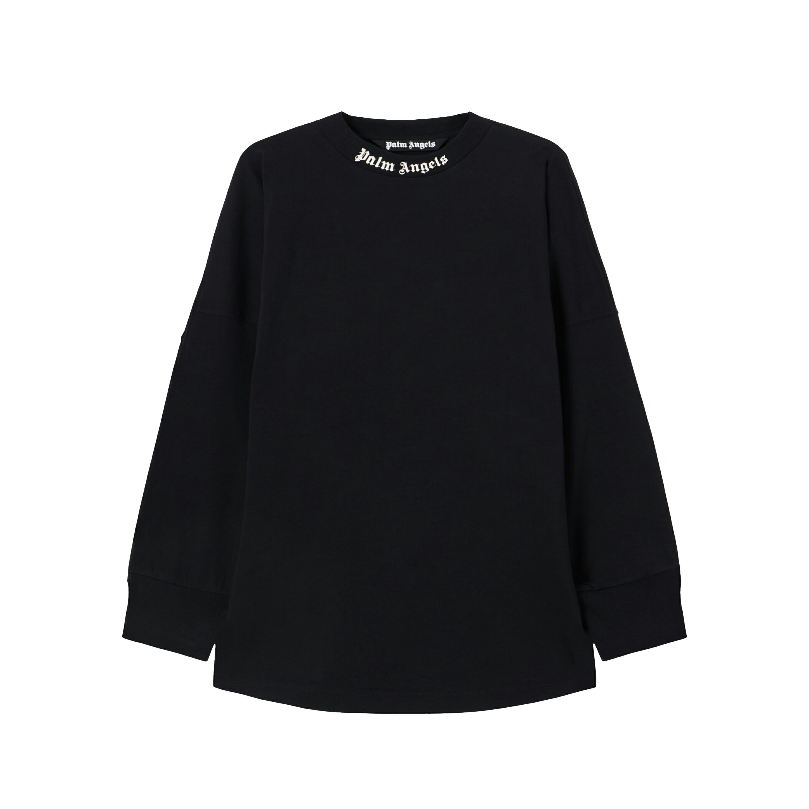 Rakuten - PALM ANGELS｜パームエンジェルス CLASSIC LOGO ロングスリーブ Tシャツ メンズ オーバーサイズ コットン 長袖 ブラック PMAB059S26JER001【送料無料】【楽天海外通販】【正規品】