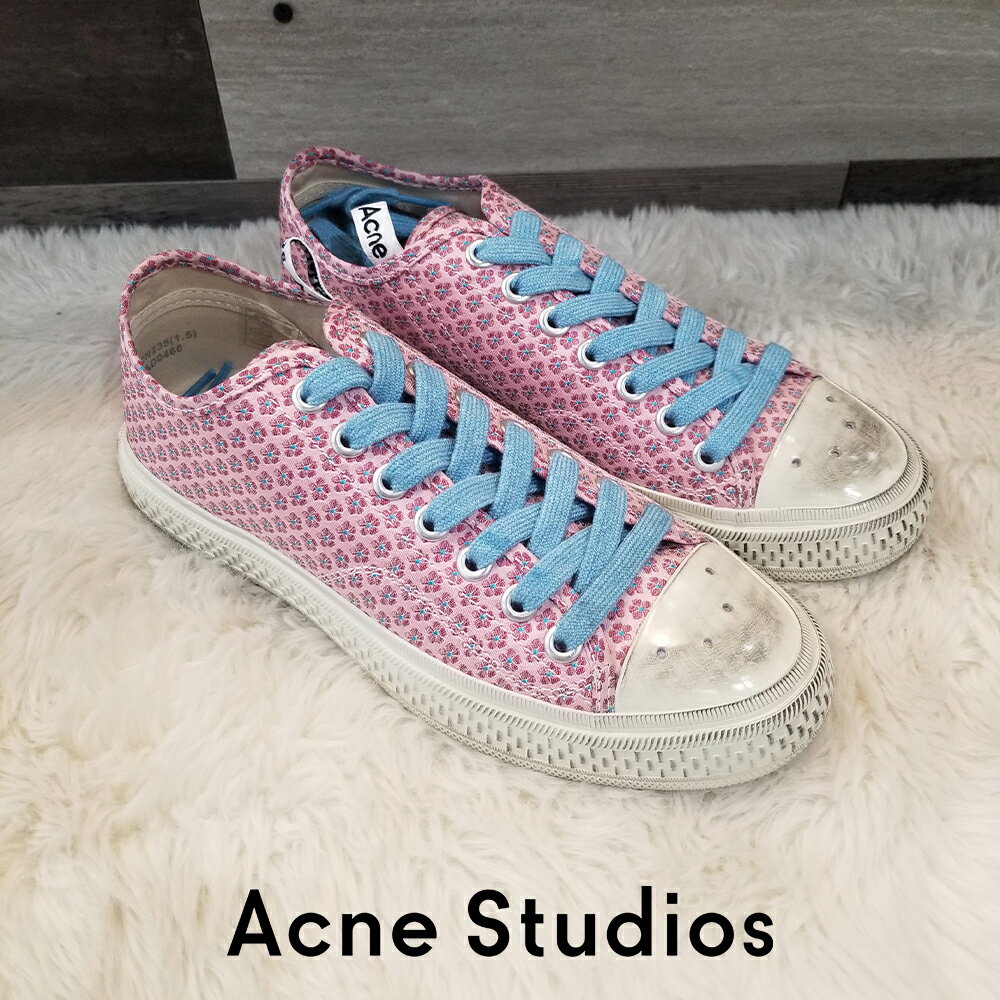 アクネストゥディオズ ACNE STUDIOS WOMEN'S ローカットスニーカー AD0466 BALLOW JACQUARD ALINA シューズ 運動靴 