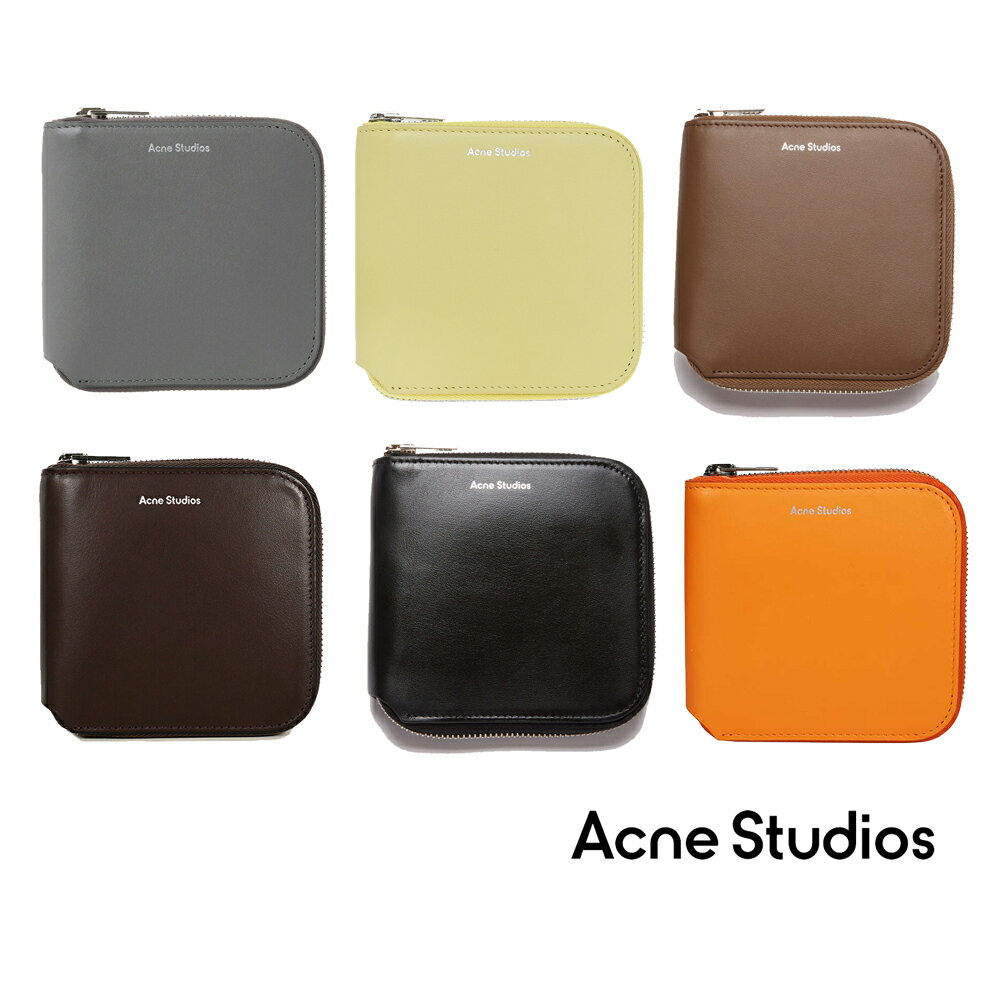 アクネストゥディオズ ACNE STUDIOS ジッパーウォレット FN-UX-SLGS000115 2つ折り 財布 レザー 