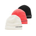 ACNE STUDIOS｜アクネストゥディオス エンブロイダリー ロゴ ビーニー FN-UX-HATS000252 暖かい 春 秋 冬【送料無料】【関税なし】【楽天海外通販】【正規品】