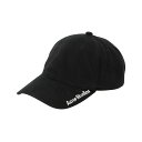 ACNE STUDIOS|アクネストゥディオス ベースボールキャップ ツイル ロゴ刺繍 6パネル C40380 オーガニックコットン FN-UX-HATS000...