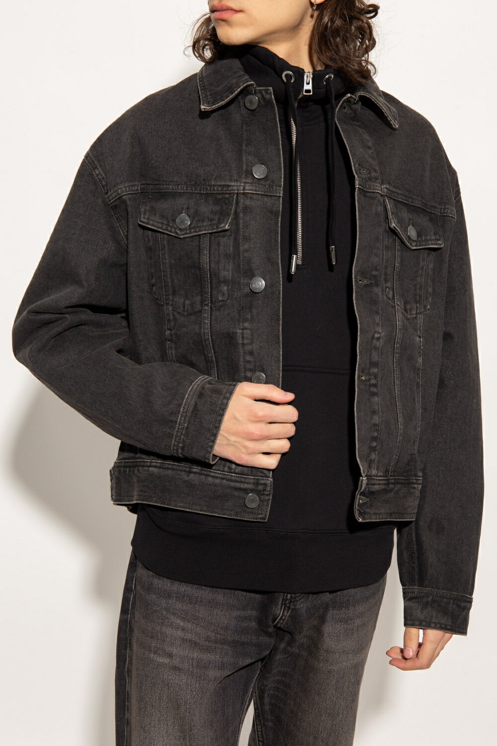 AMI PARIS｜アミパリ MENS TRUCKER JACKET・メンズデニムジャケット HJK204.612 【送料無料】【関税なし】【楽天海外通販】【正規品】