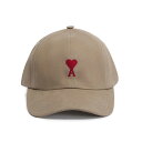 AMI PARIS｜アミパリ ハートロゴ入り コットンギャバジン キャップ UCP006.CO0051 RED AMI DE COEUR EMBROIDERY CAP メンズ レディース ファッション 【送料無料】【楽天海外通販】【正規品】