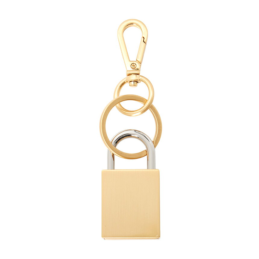 AMI PARIS｜アミパリ パドロック メタル キーリング UKR912.369 ユニセックス ロゴ入り キーホルダー 鍵 フック式 おしゃれ ギフト 金具 アクセサリー【送料無料】【楽天海外通販】【正規品】の商品画像 2