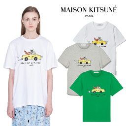 メゾンキツネ Tシャツ メンズ MAISON KITSUNE｜メゾン キツネ OLY タクシー フォックス クラシック Tシャツ 男女共用 IU00101KJ0008【送料無料】【楽天海外通販】【正規品】