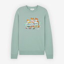 Maison Kitsune|メゾンキツネ SURFING FOXES スウェットシャツ MM00310KM0129 メンズ【送料無料】【楽天海外通販】【正規品...