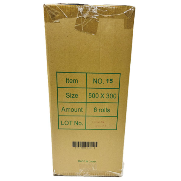 FKK 富士工業 ストレッチフィルム 6本 15μ×500mm×300m 梱包 引越し 梱包用 DIY