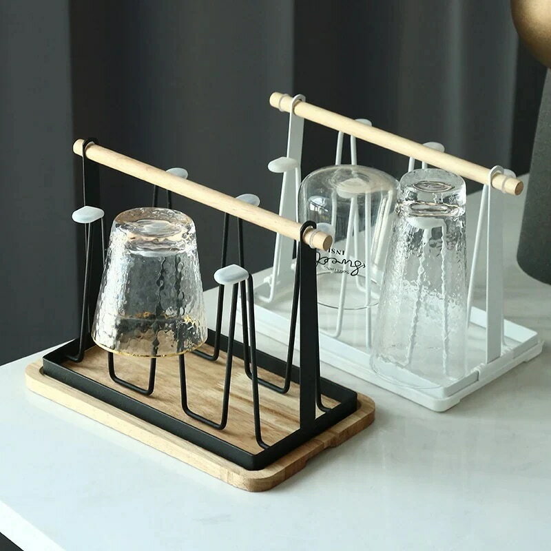 Rakuten - 製鉄排水カップホルダー家庭用ポータブル水カップホルダートレイカップホルダーリビングキッチンカップ収納