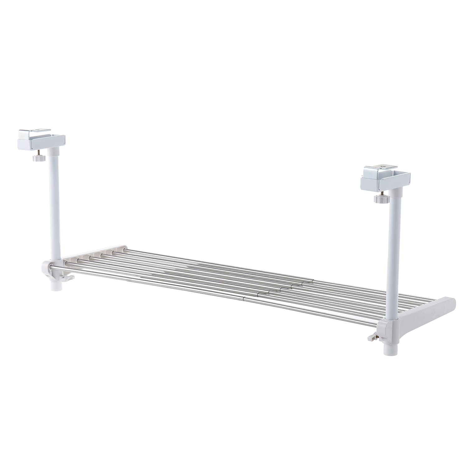 Showcases - 吊戸棚用吊り下げラック 棚1段 ステンレス 取付幅59~90cm 耐荷重5kg TK-1 平安伸銅工業