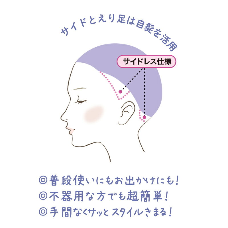 レオンカ ハーフウィッグ Ava3 エヴァシリーズ [ LEONKA ] btstore-10100130 ビューティー・ストアー サンプル画像3