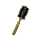 サンビー工業 ロールブラシLC-35 柄天然木 材質豚毛・先玉ナイロン 【 業務用 】【 ヘアブラシ ヘアーブラシ 関連品 】【 サロン専売品 美容室 美容院 ...