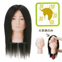 【 カットウィッグ 】 キュート エコマネキン 本体のみ 人毛100 【 ケア グッズ用品 ウィッグ ウイッグ つけ毛 カットウィッグ 練習用ウィッグ 環境にやさしい エコマネキン 人毛100％ 業務用 サロン専売品 】