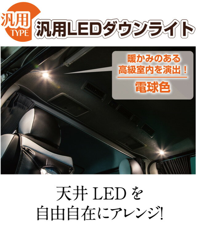 汎用LEDダウンライト 8型対応ホワイトLEDと電球色（暖色