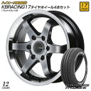 【新発売 KBRACING17】ハイエース200系専用設計17インチタイヤホイール4本セット バランス調整 組込み済み ハイエース ホイール ホイールサイズ：17inch6.5J 38タイヤ銘柄/サイズ：TOYO H30 215/60R171型〜5型 6型 7型 8型適合 ダークプライム2もOK