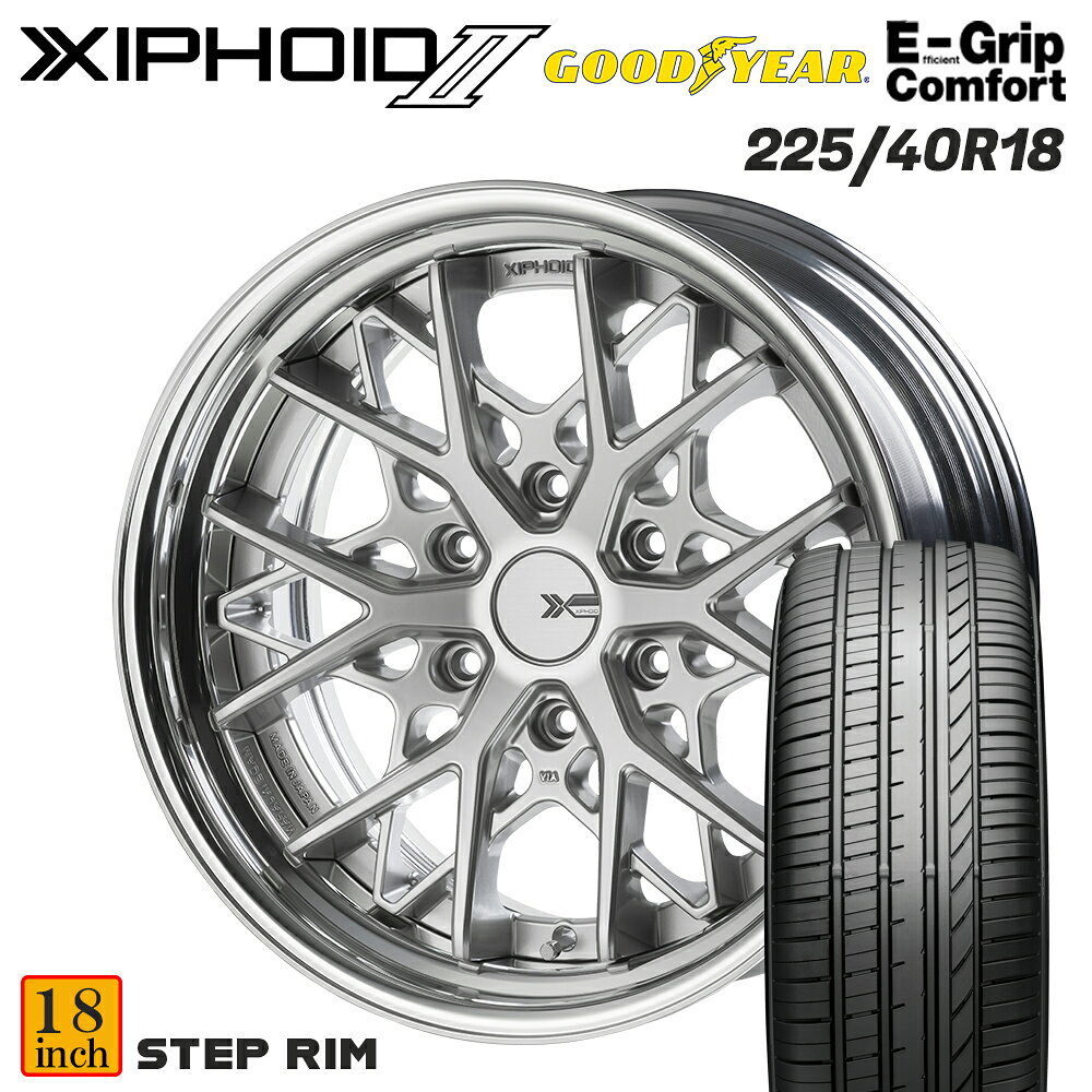  2ピースホイール GOODYEAR EfficientGrip comfort グッドイヤー エフィシェントグリップ コンフォート  タイヤセット 4本セット ハイエース ホイール 1型～8型、9型適合