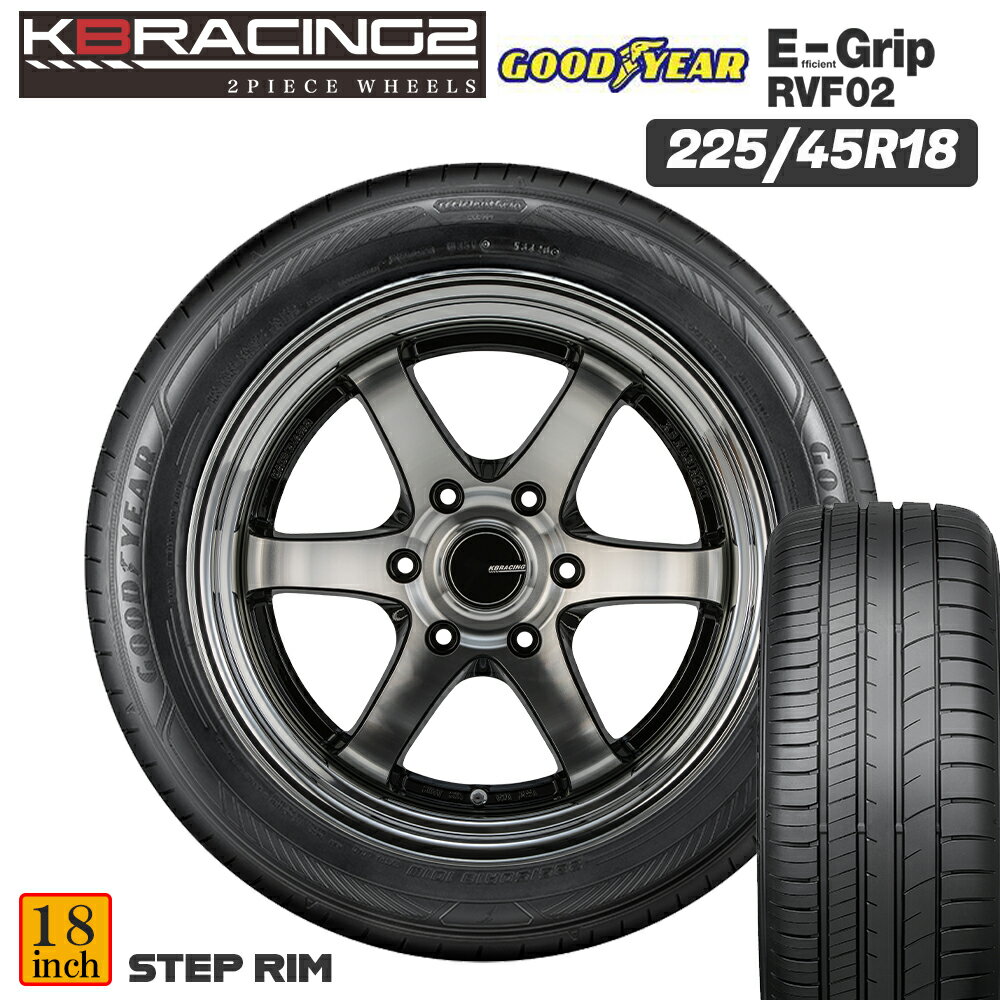 ハイエース ホイール  2ピースホイール GOODYEAR EfficientGrip RVF02 グッドイヤー エフィシェントグリップ RVF02  タイヤセット 4本セット 1型～8型、9型適合