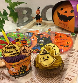 数量限定【10月季節のケーキ】ハロウィンプチケーキとネックリボンのセット10月1日以降のお届けとなります＾＾(　ワンコケーキ　犬用ケーキ　犬のおやつ　犬ケーキ　犬のお祝い　犬のプレゼント　手作り　プレゼント　お祝い　ケーキ)