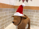 サンタさんのぼうし(クリスマス　ワンコ　犬用　犬　着ぐるみ　かわいい　インスタ映え　キャップ　メリークリスマス　三角帽子　)