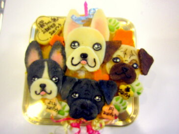 似顔絵ケーキ♪米粉18顔4個(お誕生日ケーキ ワンコケーキ 犬用ケーキ 犬の誕生日 犬のおやつ 犬ケーキ 犬のお祝い 犬のプレゼント 手作り お祝い ケーキ 似顔絵 ペット バースデーケーキ インスタ映え 大きいケーキ)12/20〜24日のお届け不可