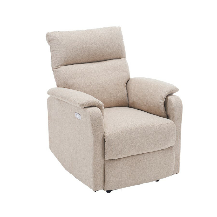 【今だけの最安挑戦★20%OFF】リクライニングソファー 電動リクライニングソファ オットマン一体型 1人掛け USBポート付き 電動ソファ モーションソファー 耐圧分散 電動ソファー スマホ充電可 リクライニングチェア