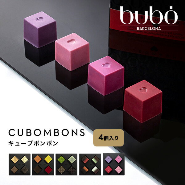 【最大1000円OFFクーポン 12/4 20:00~12/11 01:59】チョコ おしゃれ ブボ バルセロナ bubo キューブボンボン 4種 高級 チョコレート ギフト スイーツ 贈り物 誕生日 プレゼント デパ地下で人気