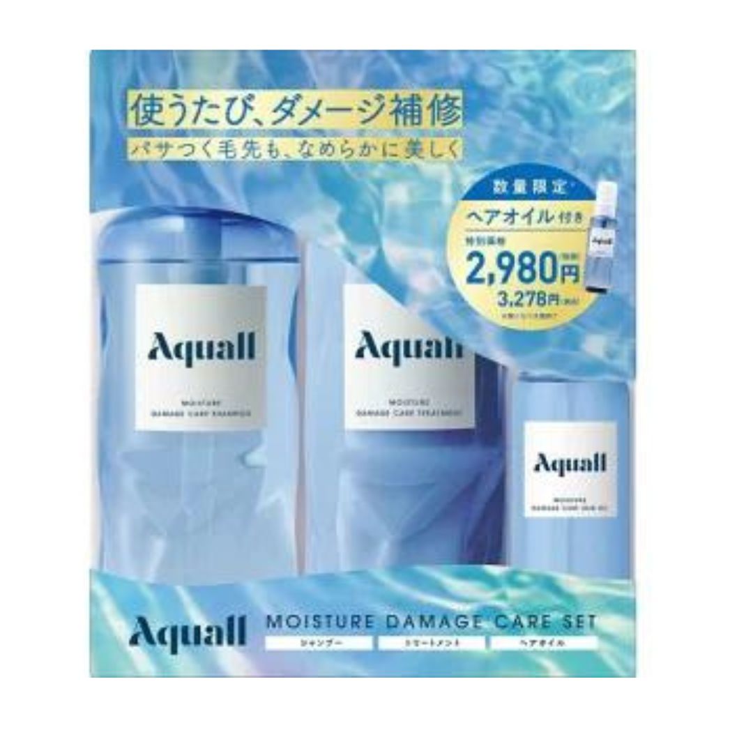 商品情報セット内容3点セット シャンプー 475ml／トリートメント 475g／ヘアオイル 70ml商品説明商品特長 モイスチャライジング商品の形状 シャンプー／トリートメント／ヘアオイルブランドAquall(アクオル)ヘアタイプ ダメージ香り リリーベル＆ペアー／リリーベル＆ラズベリーの香り【あす楽】アクオル　Aquall　モイスチャーダメージケアヘアケアセット 送料無料 5