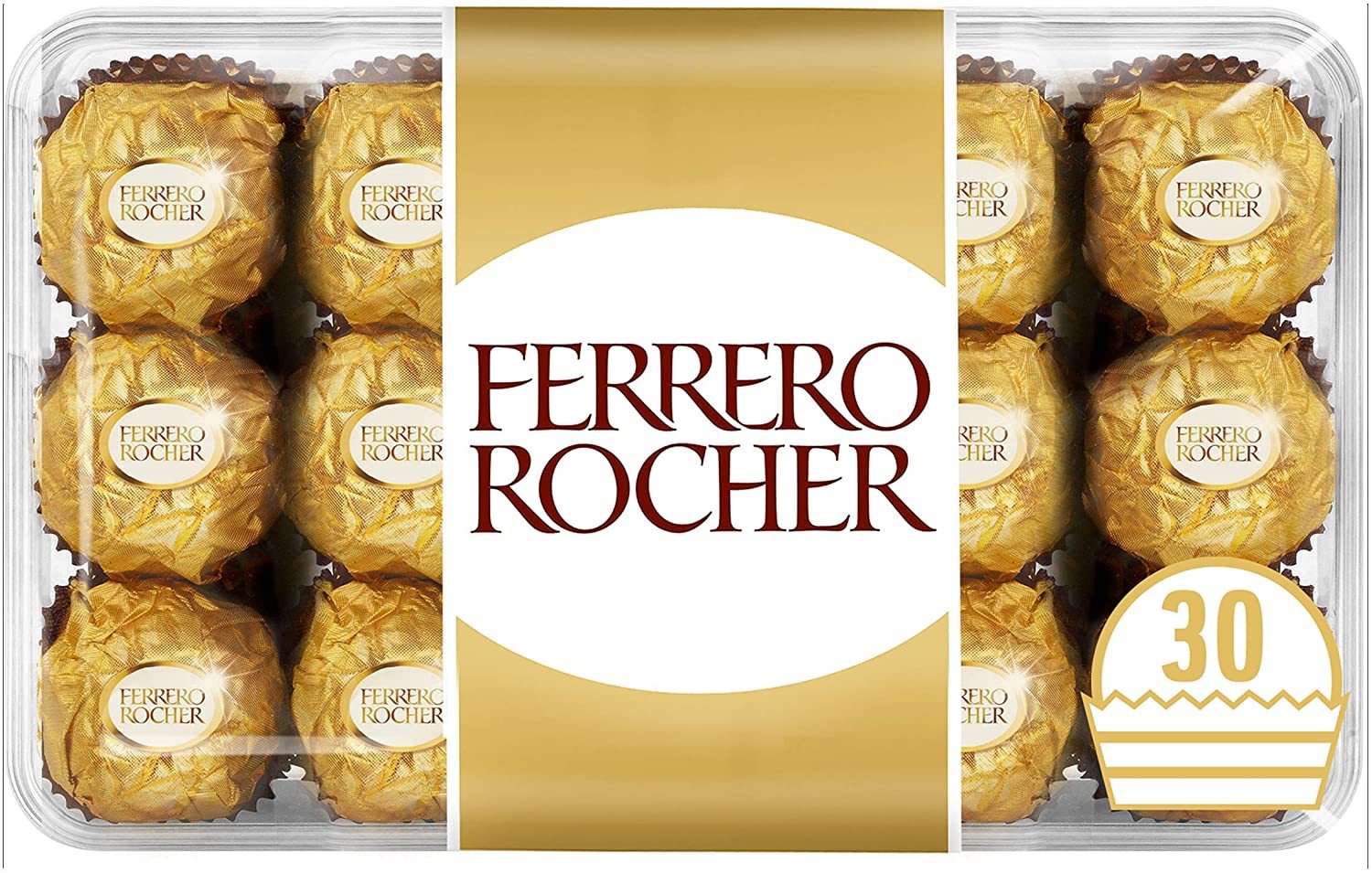 ラッピング可 フェレロ ロシェ(FERRERO ROCHER) T-30 チョコレート 30粒　プチギフト バレンタイン 義理チョコ フェレロ ロシェ チョコレート 個包装 チョコレート ギフトのサムネイル