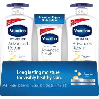 ヴァセリン アドバンスドリペア ボディローション 3本セット 600mlx2 295mlx1 vaseline 大容量 ワセリン バセリン【無香料】【コストコ通販】あす楽のサムネイル