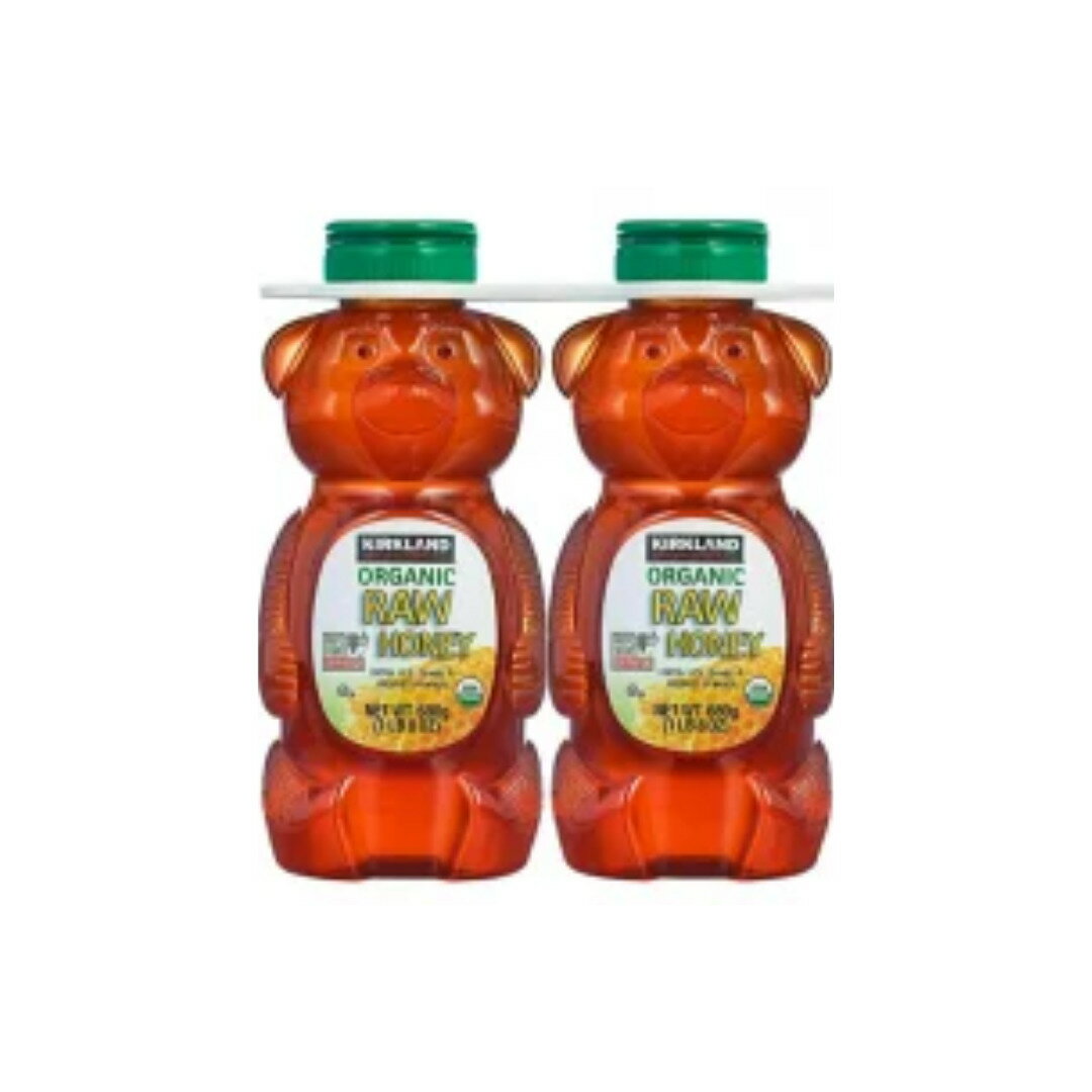 【2本セット】KIRKLAND　カークランド　Organic Raw Honey オーガニック ローハニー680g 有機 生ハチミツ（生はちみつ）コストコ　はちみつ 食品 コストコ通販 くま 容器のサムネイル