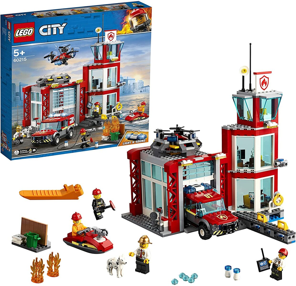 レゴ シティ（売れ筋ランキング） レゴ(LEGO) シティ 消防署 60215 ブロック おもちゃ 男の子 車