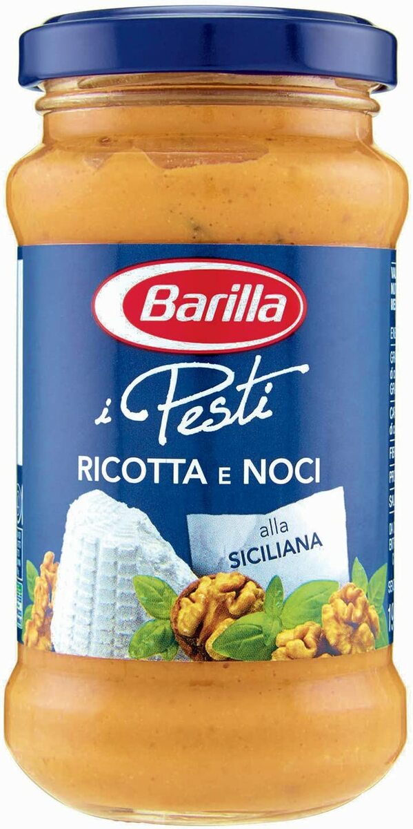 Barilla Pesto Ricotta e Noci alla Siciliana 190 g リコッタチーズとくるみのペーストソース バリラ クリーミー パスタソースのサムネイル