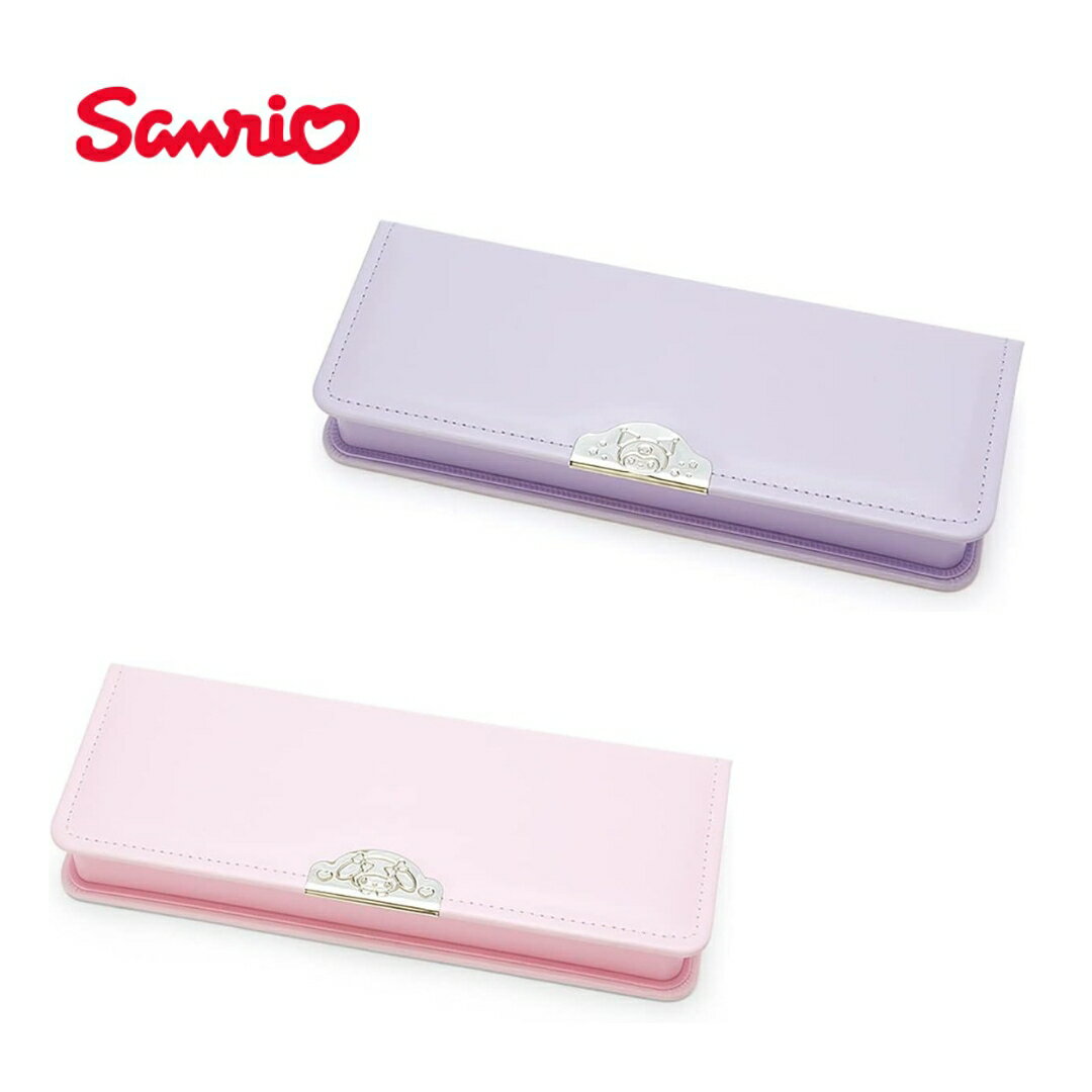 サンリオ(SANRIO) 筆箱 クロミ クロミちゃん kuromi マイメロディ キッズ学習文具 キャラクター 22.2×2.5×8.4cm 片開き ペンケース 無地のサムネイル