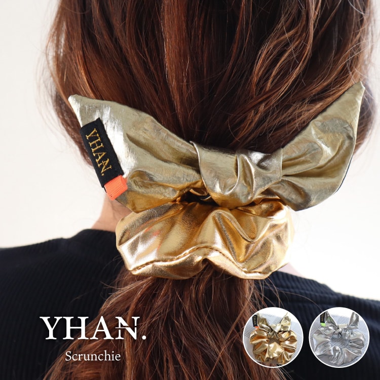 日本製【 YHAN 】シュシュ ヘアアクセサリー - ヤン レディース - レディースファッション  ...