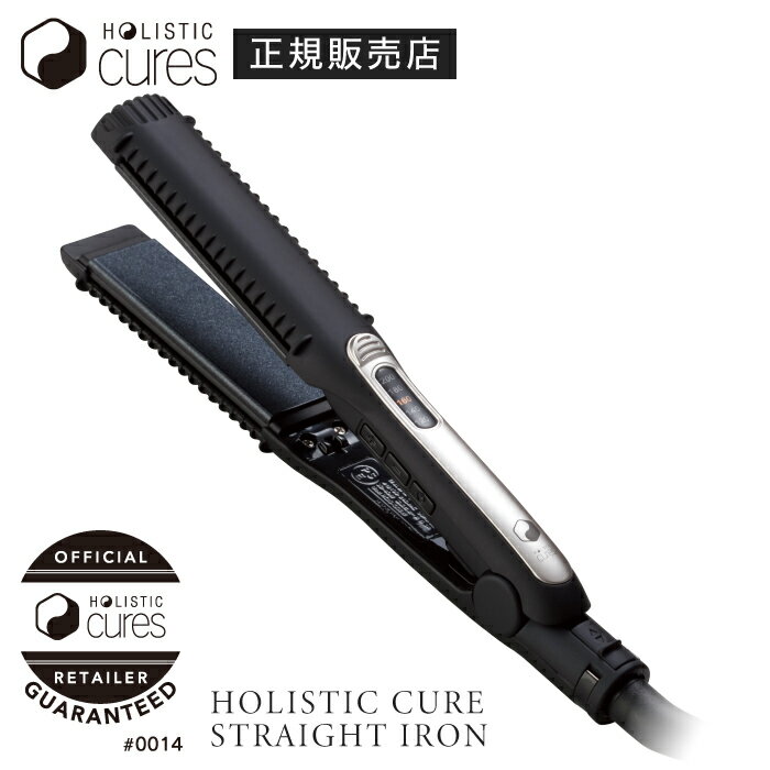 【正規販売店】ホリスティックキュア ストレートアイロン ( CCIS-G03B ) ホリスティック ヘアアイロン ストレートヘアアイロン クレイツ クレイツイオン HOLISTIC CURE STRAIGHT IRON ホリスティックキュアーズ 【メーカー1年保証付】のサムネイル