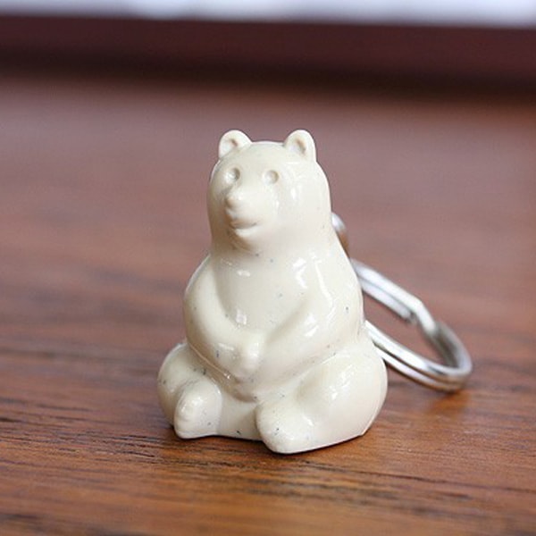 【即納】キーホルダー【正規品】 Polar Bear Key holder しろくま キーホルダー ｜白くま キーホルダー シロクマ キーホルダー フィンランド 鍵 カギ PLASTEP Nordea Bank MK Tresmer MKTresmer プレゼント ギフト 雑貨 熊 おしゃれ クローネ　貯金箱