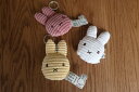 キャンペーン中！新作！ミッフィー【 Miffy Flat Keychain 】Miffy 3つのカラー キーホルダー キーチェーン フラットタイプ 10cm ぬいぐるみ かわいい 人形 大人 うさぎ キッズ ギフト プレゼント クリスマス 贈り物 出産祝い ボントントイズ BON TON TOYS BTT-048 （MCS）