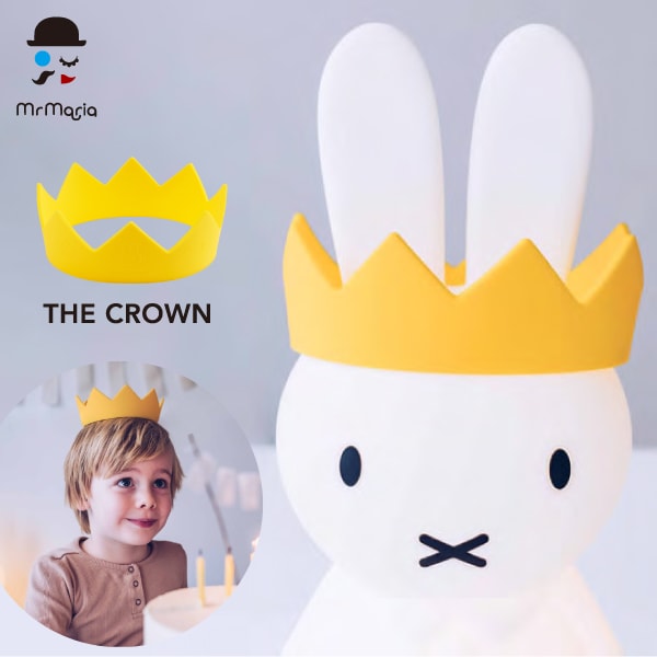 【ミッフィー王冠】FIRST LIGHT the CROWN ｜ミッフィ 王冠 MIFFY FIRST LIGHT miffy first light friends ミッフィライト ミッフィー 王冠 冠 Mr.Maria Miffy ミスターマリア　クラウン　MM-007対応 （MCS）のサムネイル