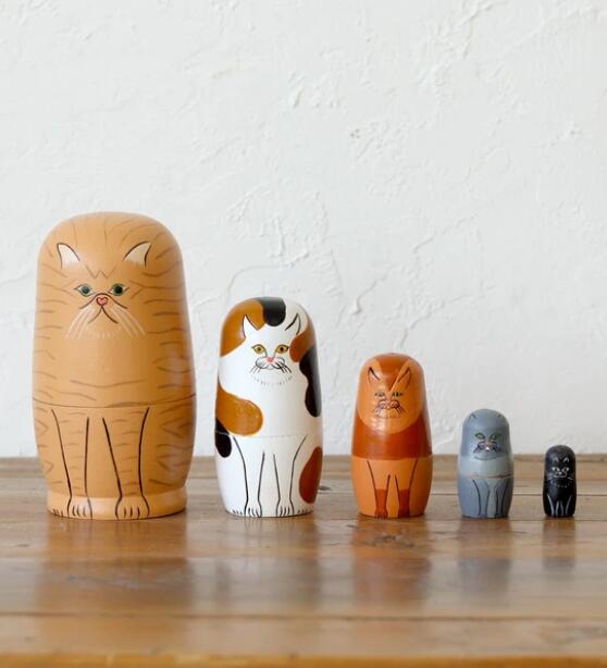 楽天市場】マトリョーシカ 猫(素材(インテリア)木)の通販 楽天市場】マトリョーシカ 猫(素材(インテリア)木)の通販