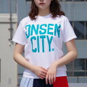 【ポイント最大22倍&クーポン! 】【A倉庫】ONSEN CITY Tシャツ | 大分 Tシャツ 温泉 おんせん県 ご当地Tシャツ お土産 メンズ レディース キッズ 子供 半袖 カットソー ロゴ ロゴT LOGO TEE パロデ