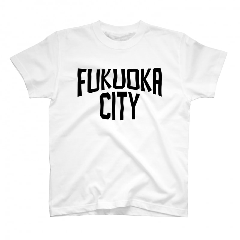 FUKUOKA CITY Tシャツ ｜ 福岡 Tシャツ ご当地Tシャツ お土産 メンズ レディース キッズ 子供 半袖 カットソー ロゴ ロゴT LOGO TEE パロディー おもしろ 人気ブランド 小さいサイズ 大きいサイズ ビックサイズ対応 ギフト プレゼントファッションのサムネイル