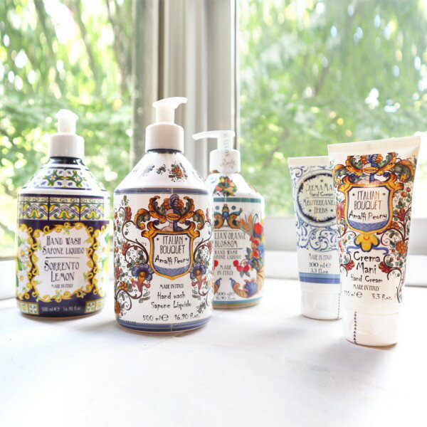 リキッドソープ【 ルディ ラ・マヨルカ 】Rudy La Maioliche Liquid Soap 保湿 ハンドソープ ハンドウォッシュ 香水 フレグランス 液体 オーガニック イタリア製 デザインボトル 500ml ギフト プレゼント　ルディラ マヨルカ NXTのサムネイル