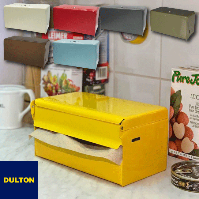 ティッシュ ディスペンサー【 DULTON 】TISSUE DISPENSER ダルトン ティッシュ ケース レトロ ティッシュボックス ティッシュカバー ペーパーホルダー キッチンペーパーホルダー キッチン 海外 カラフル ポップ カジュアル アメリカン スチール DT-100-160N NXT