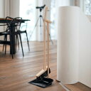 ほうき・ちりとりSMART スマート DUSTPAN SET L ほうき ちりとり セット おしゃれ 自立式 木製 ウッド スチール 軽い スウェーデン 玄関 ベランダ 掃除道具 大掃除 SM-001 （MCS）