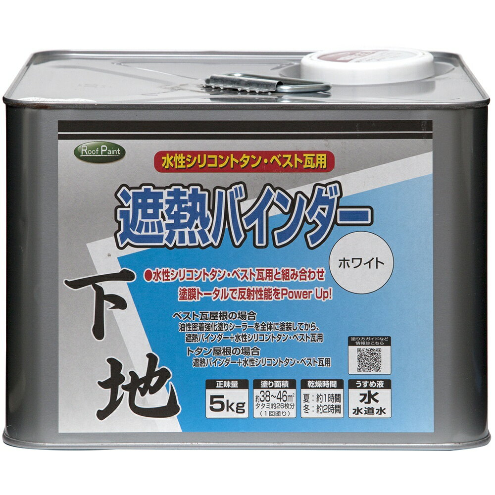 【あす楽対応・送料無料】ニッペホームプロダクツ遮熱バインダーホワイト 5kg遮熱バインダーホワイト 5kg