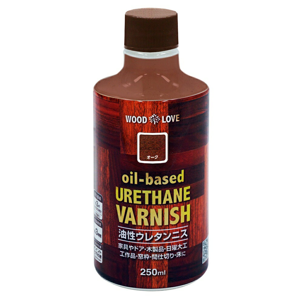 ニッペホームプロダクツWL 油性ウレタンニス oil-based URETHAN VARNISH 250mlオーク