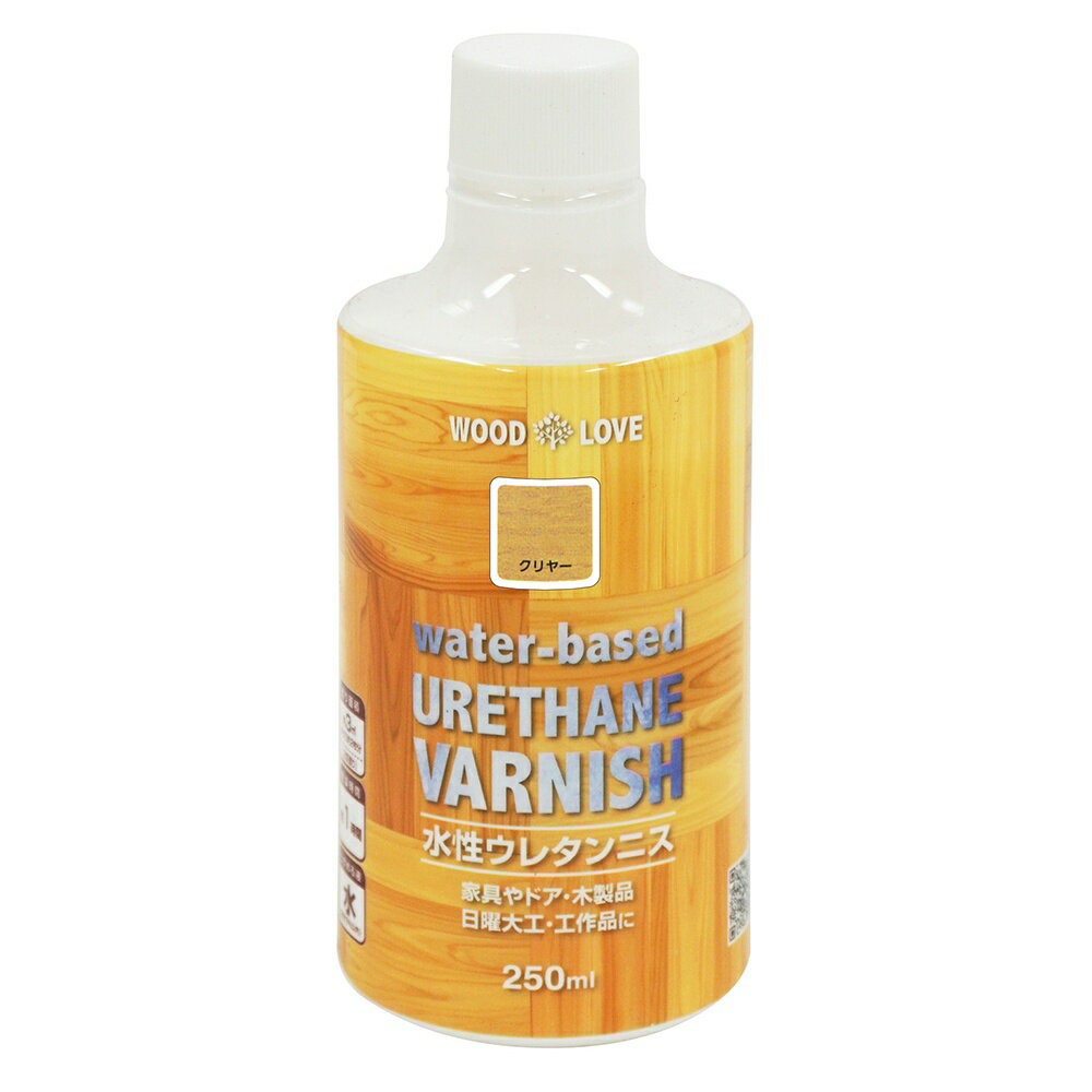 ニッペホームプロダクツWL 水性ウレタンニス water-based URETHANE VARNISH 250mlクリヤー