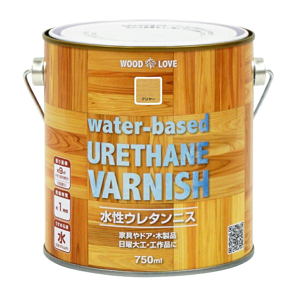 ニッペホームプロダクツWL 水性ウレタンニス water-based URETHANE VARNISH 750mlクリヤー